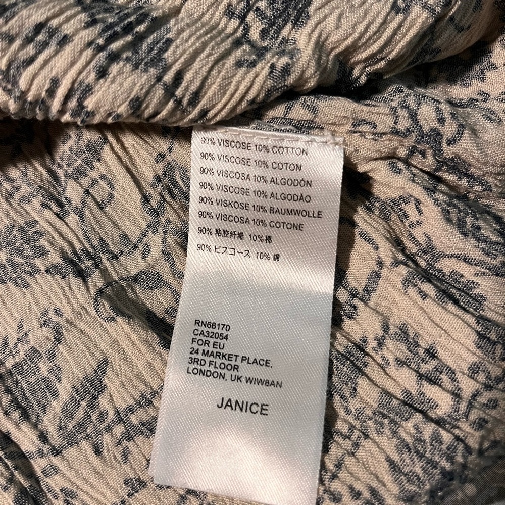 Anthropologie Seen Worn Kept blouse size small - Picture 7 of 10